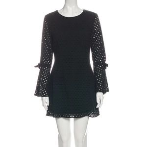 Avec Les Filles Cotton Eyelet Dress